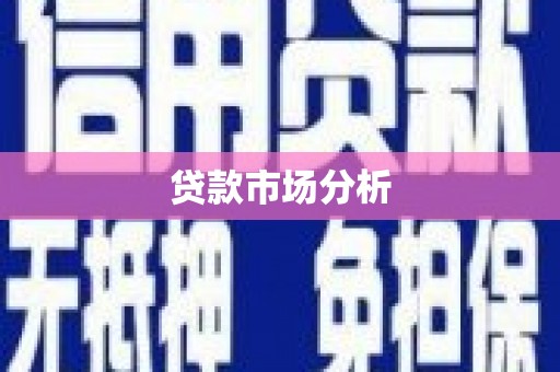 左云贷款市场分析
