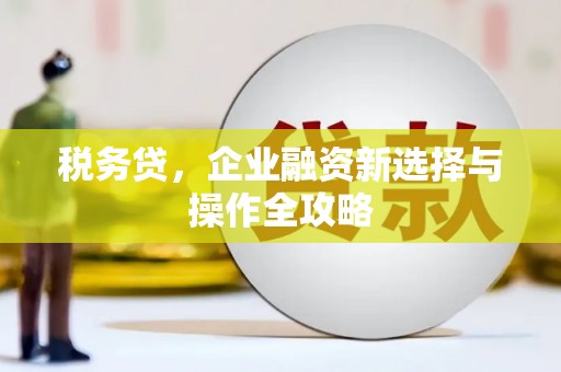 左云税务贷，企业融资新选择与操作全攻略