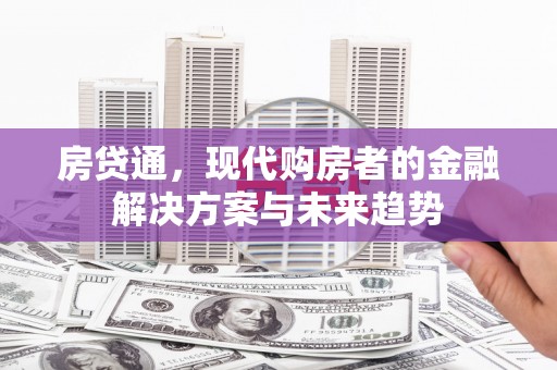 左云房贷通，现代购房者的金融解决方案与未来趋势