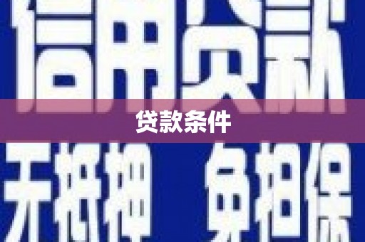 左云贷款条件