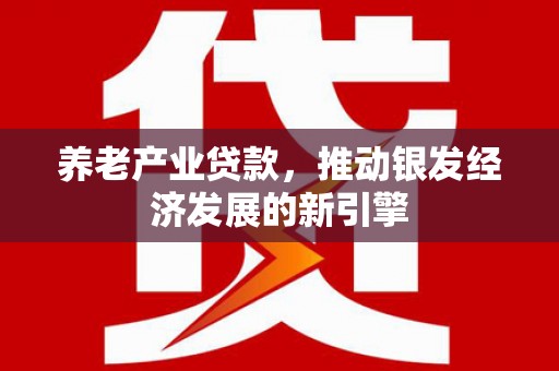 左云养老产业贷款，推动银发经济发展的新引擎