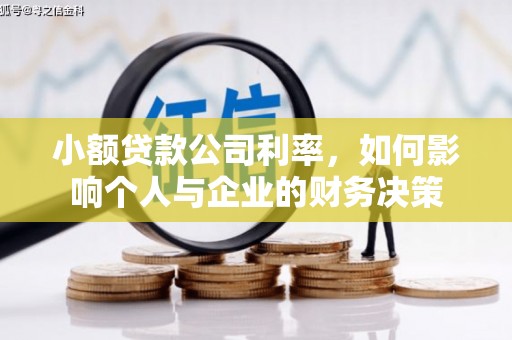左云小额贷款公司利率，如何影响个人与企业的财务决策