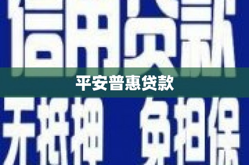 左云平安普惠贷款