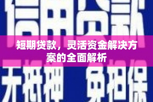 左云短期贷款，灵活资金解决方案的全面解析