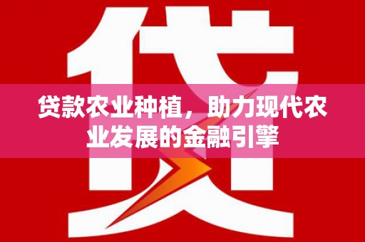 左云贷款农业种植，助力现代农业发展的金融引擎