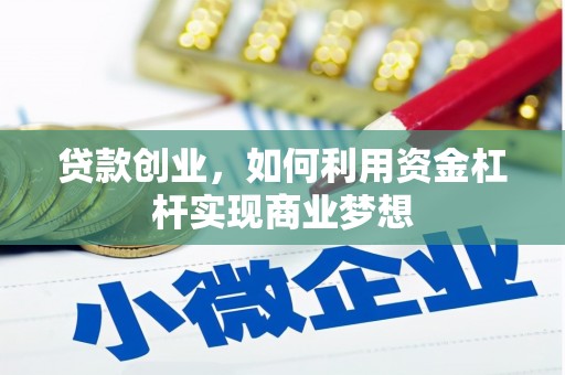 左云贷款创业，如何利用资金杠杆实现商业梦想