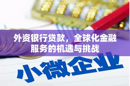 左云外资银行贷款，全球化金融服务的机遇与挑战