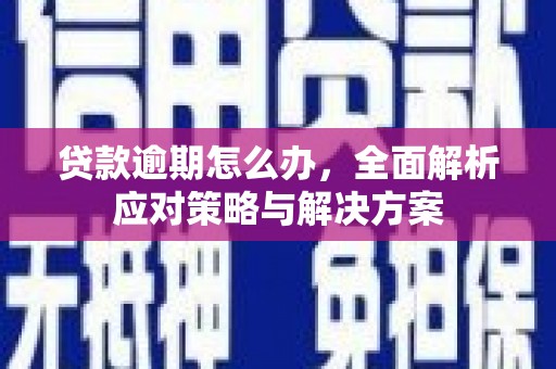 左云贷款逾期怎么办，全面解析应对策略与解决方案