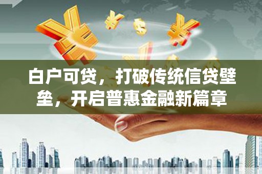 左云白户可贷，打破传统信贷壁垒，开启普惠金融新篇章